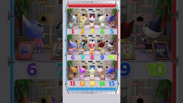 【あつ森クイズ】第46問！仲間はずれは何番でしょう？ #あつ森 #けけアイドル #animalcrossing #あつまれどうぶつの森