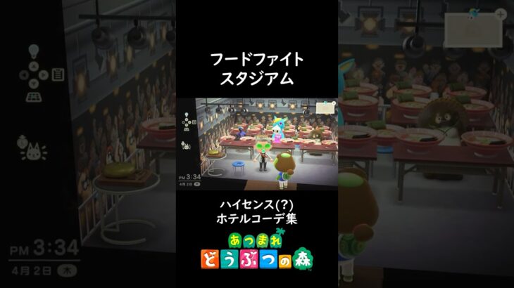 【あつまれどうぶつの森】ハイセンスホテルコーデ集 #52