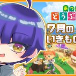 のんびりあつ森 まだまだ7月の生き物いっぱいいるから捕まえよう！