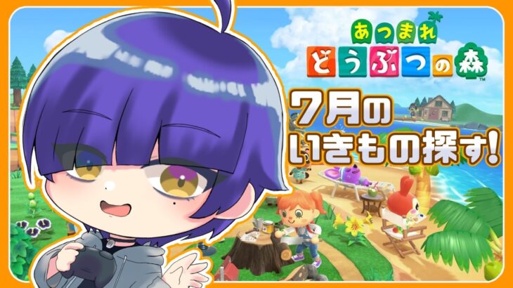 のんびりあつ森 まだまだ7月の生き物いっぱいいるから捕まえよう！