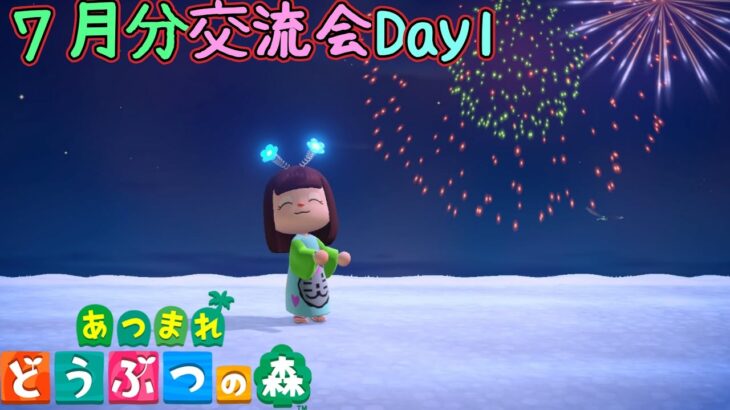 月一交流会企画～造(つくる)～【あつまれどうぶつの森/あつ森】７月分Day1🎆