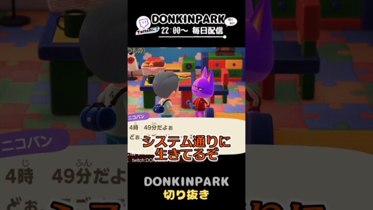 【あつ森】ニコバンと純粋な気持ち【あつまれどうぶつの森】 #どうぶつの森  #animalcrossing   #twitch #switch2