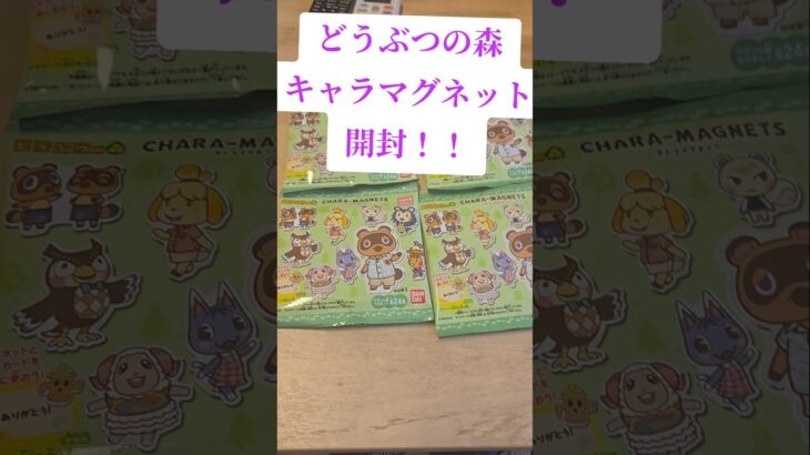 どうぶつの森キャラマグネット開封#あつ森 #あつまれどうぶつの森 #animalscrossingfountain #どうぶつの森