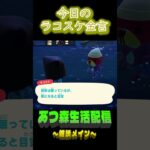 夜はごまかせない。  ラコスケの毎日金言 #shorts #あつ森 #ラコスケ
