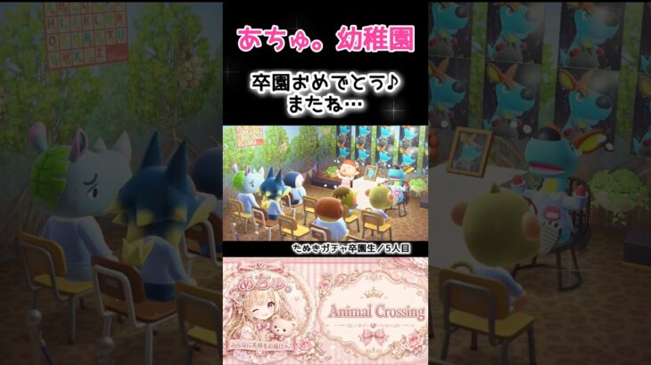 【あつ森住民】『マイクくん、卒園おめでとう📛』⑤#shorts