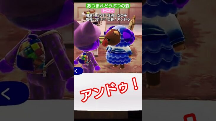 【#あつ森 】トロワ【#あつまれどうぶつの森 】