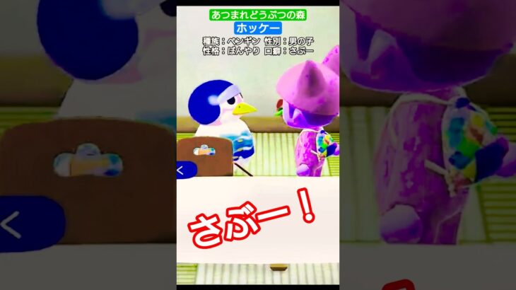 【#あつ森 】さぶー【#あつまれどうぶつの森 】