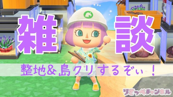 【あつ森】花火大会の島クリするぞ！＆マシュマロ雑談！【あつまれどうぶつの森ライブ配信】