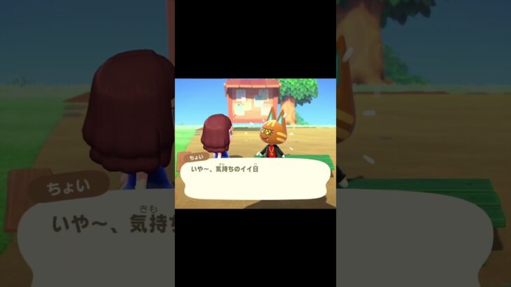 【あつ森】ちょいのひとこと🌿「いや〜、気持ちのイイ日だね」