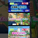 【あつ森】夏休み！水族館へ！釣り堀始めました！ #あつ森 #あつまれどうぶつの森
