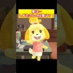【あつ森】実はしずえさんの仕事は！？  #あつまれどうぶつの森