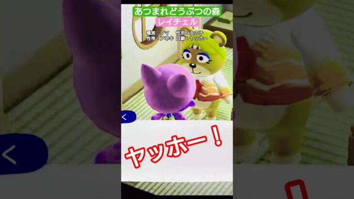 【#あつ森 】レイチェル【#あつまれどうぶつの森 】