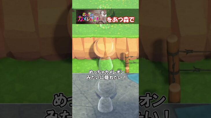 めっちゃカメレオンになる【あつ森】@ほのげ