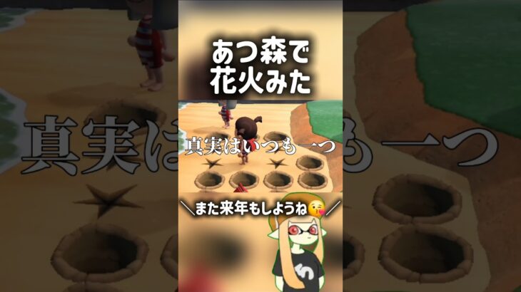 【概要欄】あつ森で花火みたら面白すぎた件について #スプラ
