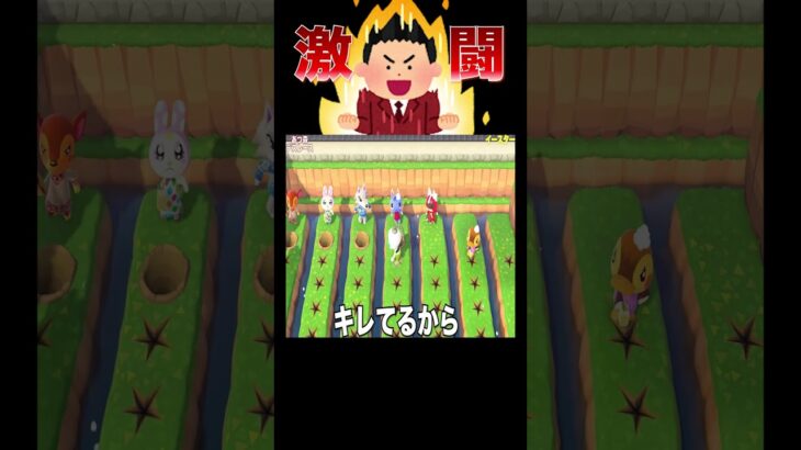うさぎはぴょんぴょん、住民は地獄🐰🕳️😂#あつ森 #落とし穴レース