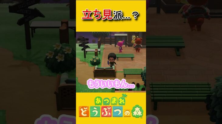 席、空いてますよ…？【あつ森】 #あつまれどうぶつの森 #あつ森 #ゲーム実況