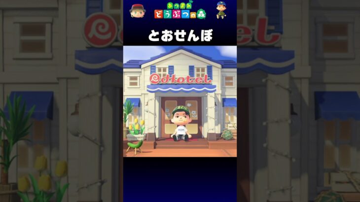【あつ森】とおせんぼ　 #あつ森