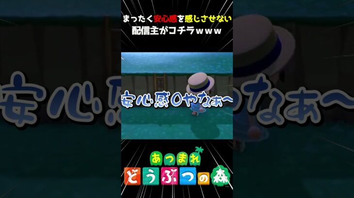 【あつ森】安心感0の配信主がコチラｗｗｗ