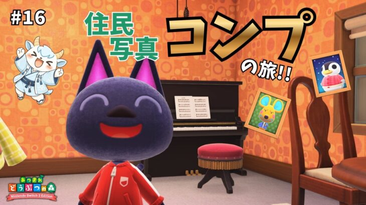 住民の写真をすべてコンプを目指す旅！！！#16【あつ森】