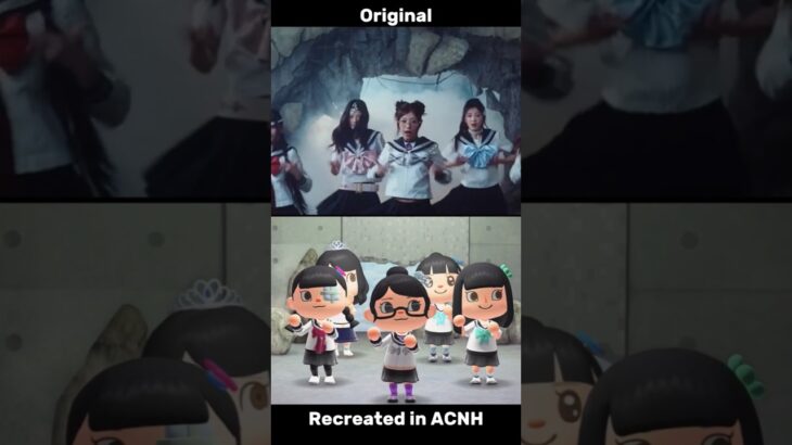 ILLIT feat.JISOO,MOMOKA I GOT YOUR BACKをあつ森で再現してみた　recreation in ACNH