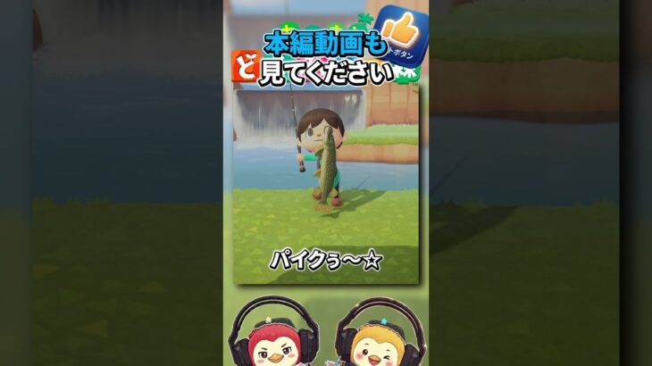 ハイ！パイクぅ～☆【あつまれどうぶつの森】#Shorts #あつ森