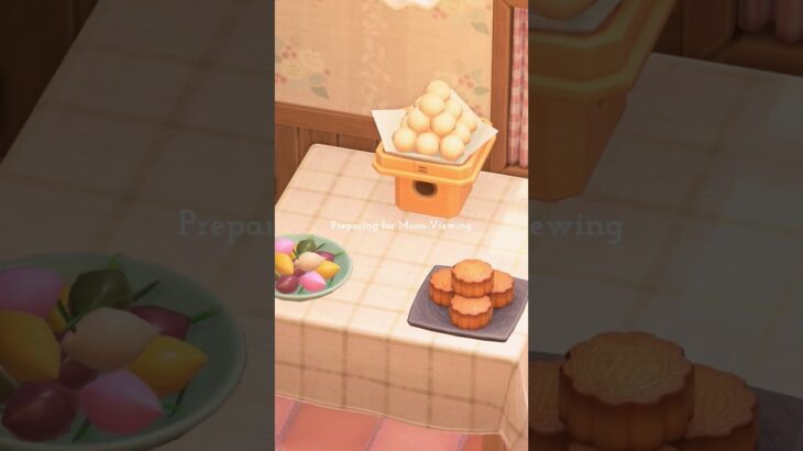お月見の準備🌙あつ森Vlog🌳 #animalcrossingnewhorizons #animalcrossing #acnh #vlog #あつ森 #あつまれどうぶつの森