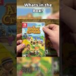 Whats in the Box? Animal Crossing New Horizons Nintendo Switch Physical Game