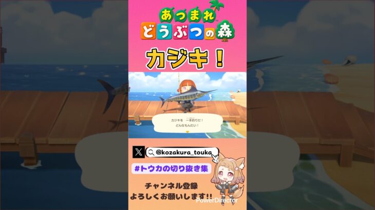 カジキ！【あつ森】 #あつ森 #あつまれどうぶつの森 #釣り #short #shorts