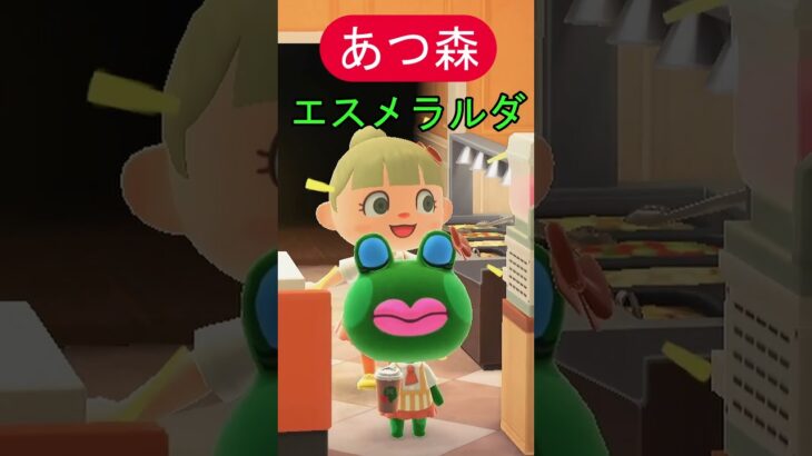 観光客コンプ【あつ森】エスメラルダ #あつ森#shorts #animalcrossing #あつまれどうぶつの森