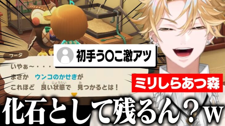 【ミリしらあつ森】ウ〇コなんかで笑うやつだと思われたくないのにツボってまうタイガ【神永タイガ/切り抜き/にじさんじ】