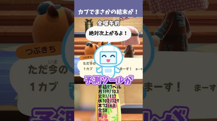 カブ予測ツールに頼りすぎた結果 #あつ森  #あつまれどうぶつの森  #女性ゲーム実況