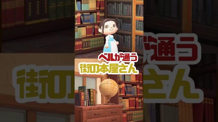 ベルが通う街の本屋さん📚🌹｜あつ森×美女と野獣