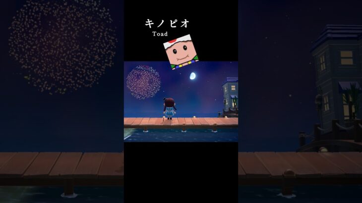 【あつ森】マイデザイン花火を打ち上げていました。