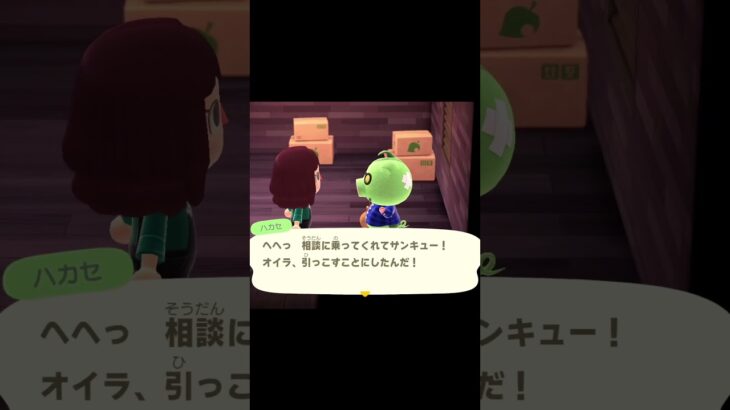 【あつ森】ハカセが引っ越すことに…🌿「オイラ、引っこすことにしたんだ！」