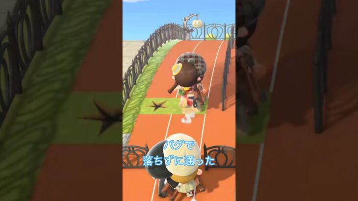バグ発生　落とし穴落ちずに通った #あつまれどうぶつの森