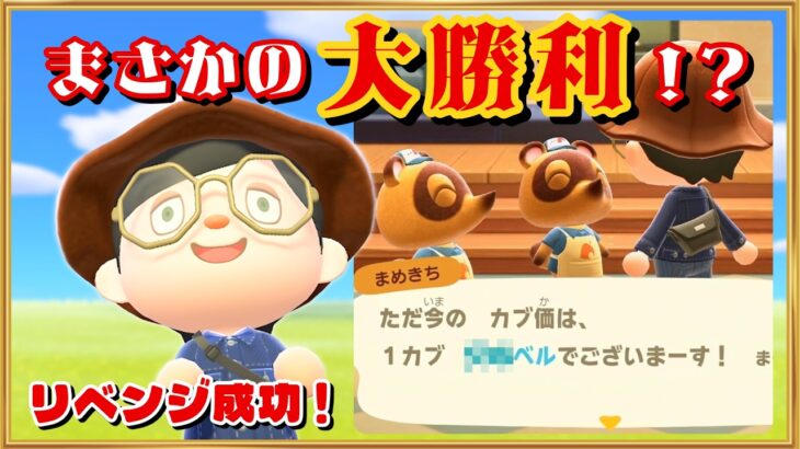 【あつ森】カブ活リベンジで大儲け！一体いくら稼げた！？【あつまれどうぶつの森】