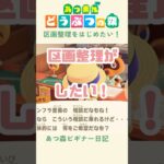 【あつ森】区画整理がしたい…！🏠#あつまれどうぶつの森