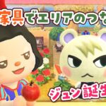 【あつ森】ジュン誕生日🎂秋の家具でエリアのつなぎ目を島クリエイトするライブ 【あつまれどうぶつの森】