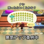 【あつ森】ナシ売ったらいくらかな？　#vlog #あつ森 #あつまれどうぶつの森 #こはくちゃんねる2424   #毎日更新中