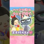 【あつ森】ジャック王子狙いガチャ💖ハートの池のキャンプサイトを作った結果ww  #あつまれどうぶつの森