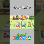【あつ森】どこに座るか考えて、みすずのところに決めたちゃちゃまる🤭【あつまれどうぶつの森】【どうぶつの森】【ACNH】 #short