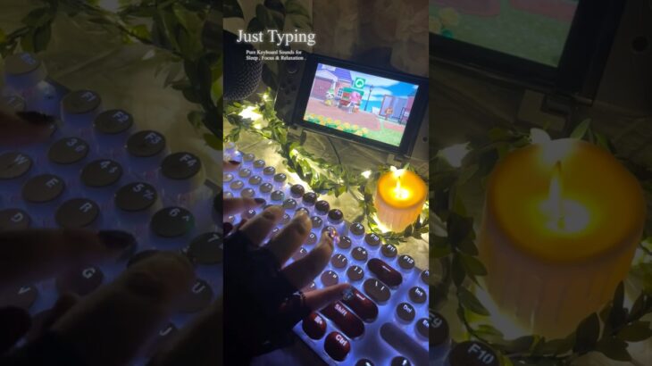 【ASMR】Just Typing🌱 × あつ森