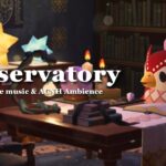 【あつ森BGM】星降る夜の天文台🔭💫｜自分のペースで過ごす夜 📘🫧｜作業用・勉強用・集中用・睡眠用