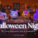 【あつ森BGM】おうちで楽しむハロウィン🎃👻 心地よいハロウィンジャズと部屋の環境音｜作業・読書・リラックス用【ACNH】