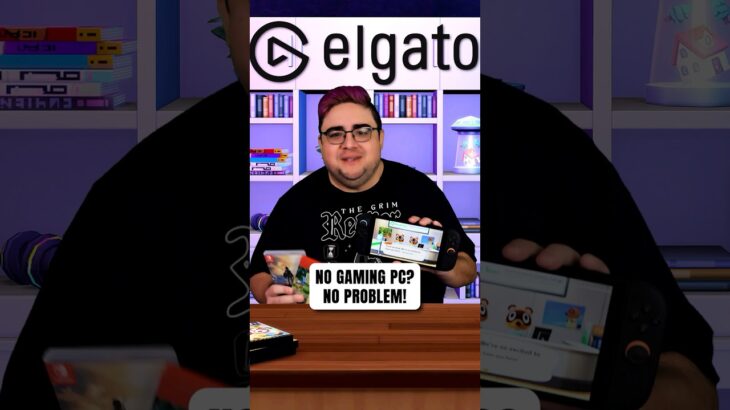 Play Switch on your PC monitor and stream it at the same time with @elgato  #elgato