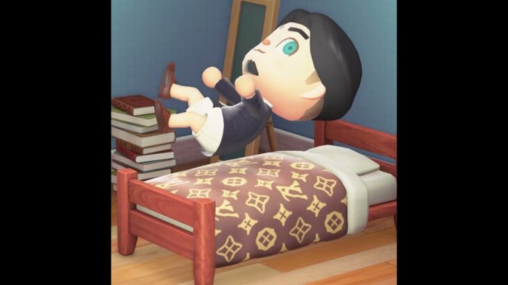 会社遅刻しそうなパパ #あつ森 #あつまれどうぶつの　#animalcrossing