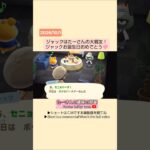 【あつ森】ジャックお誕生日おめでとう🎂@たーさんの趣味の部屋  #mochachan島#あつ森ジャック#youtubeshorts