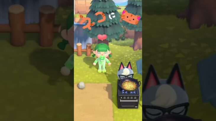 あつ森で「mosi mosi?」作ってみた🛸
