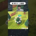 蜂に初勝利し大喜びする男#あつ森 #あつまれどうぶつの森 #ゲーム実況 #nintendo #shorts