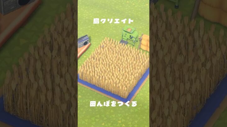 田んぼをつくる｜あつ森｜島クリエイト